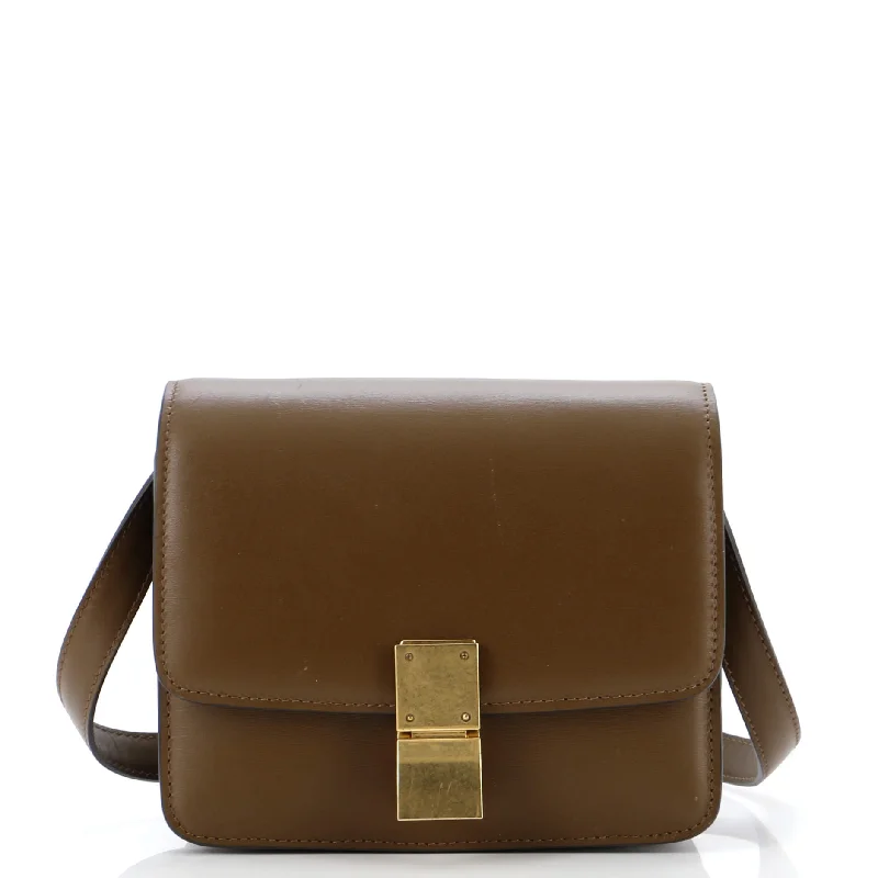 Medium - sized Canvas Crossbody Bag in Beige with Floral Print for Spring OutingsClassic Box Bag Smooth Leather Small Medium - sized Canvas Crossbody Bag in Beige with Floral Print for Spring OutingsClassic Box Bag Smooth Leather Small