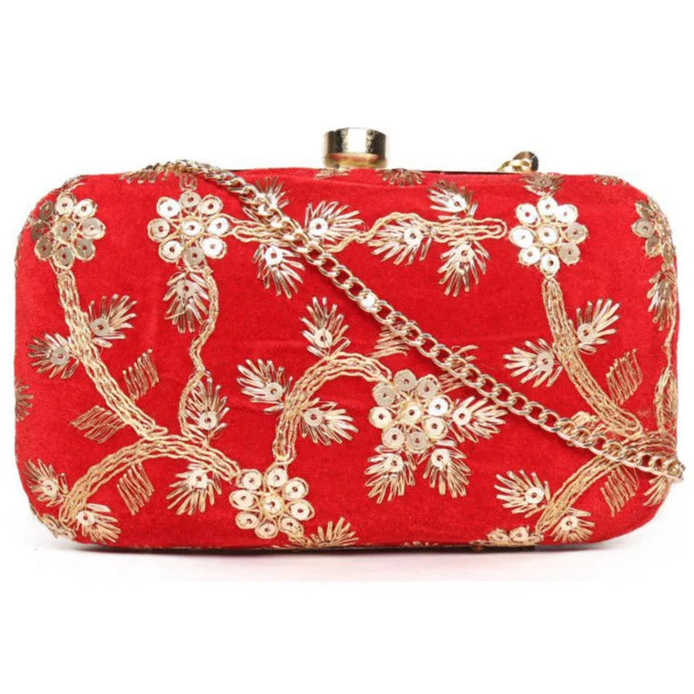 Suede Clutch with Tassel Details in Olive for Fall SoireesEmbllished Red Velvet Jewel Box Clutch With Sling Strap Suede Clutch with Tassel Details in Olive for Fall SoireesEmbllished Red Velvet Jewel Box Clutch With Sling Strap