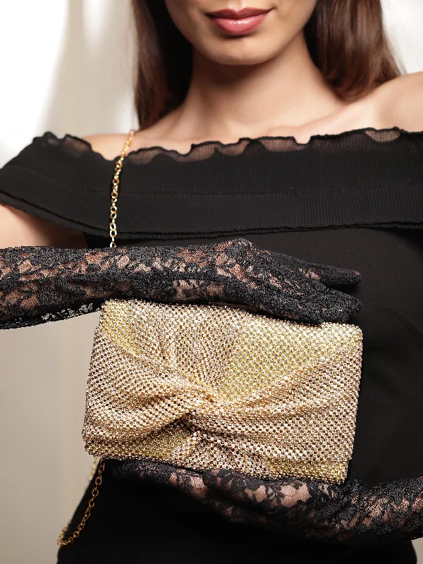 Snake - Skin Effect Clutch in Green for Exotic PartiesRubans Enchanting Luminescence Handcrafted Shimmery Clutch Bag