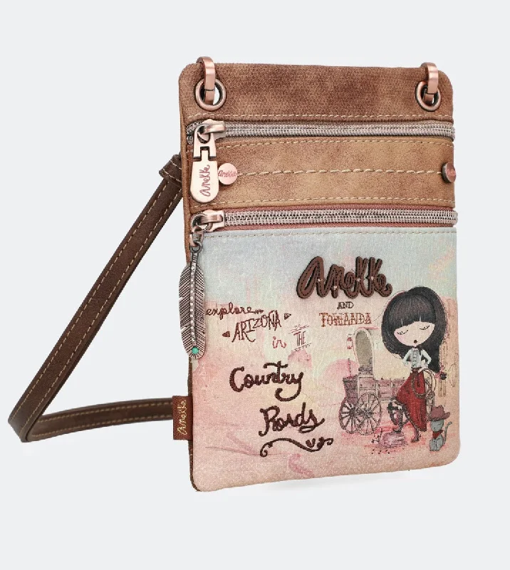 Plus - size Women's Crossbody Bag in Burgundy for Ample StorageCountry Roads mini crossbody bag Plus - size Women's Crossbody Bag in Burgundy for Ample StorageCountry Roads mini crossbody bag