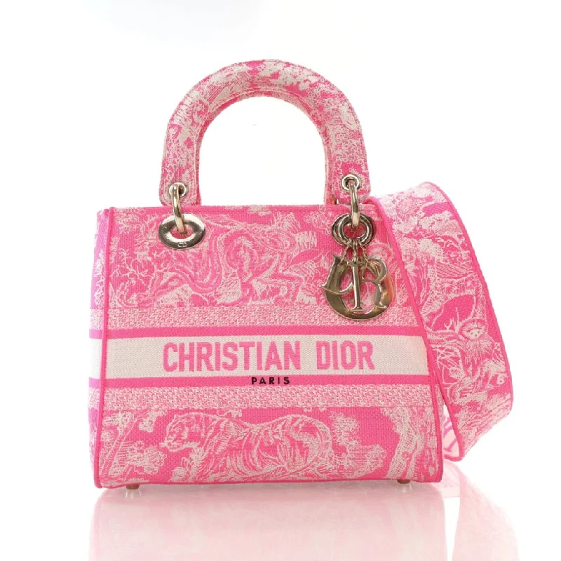 Leather - Trimmed Denim Crossbody Bag in Blue for a Vintage - Inspired LookDior Lady Dior Medium Leather - Trimmed Denim Crossbody Bag in Blue for a Vintage - Inspired LookDior Lady Dior Medium