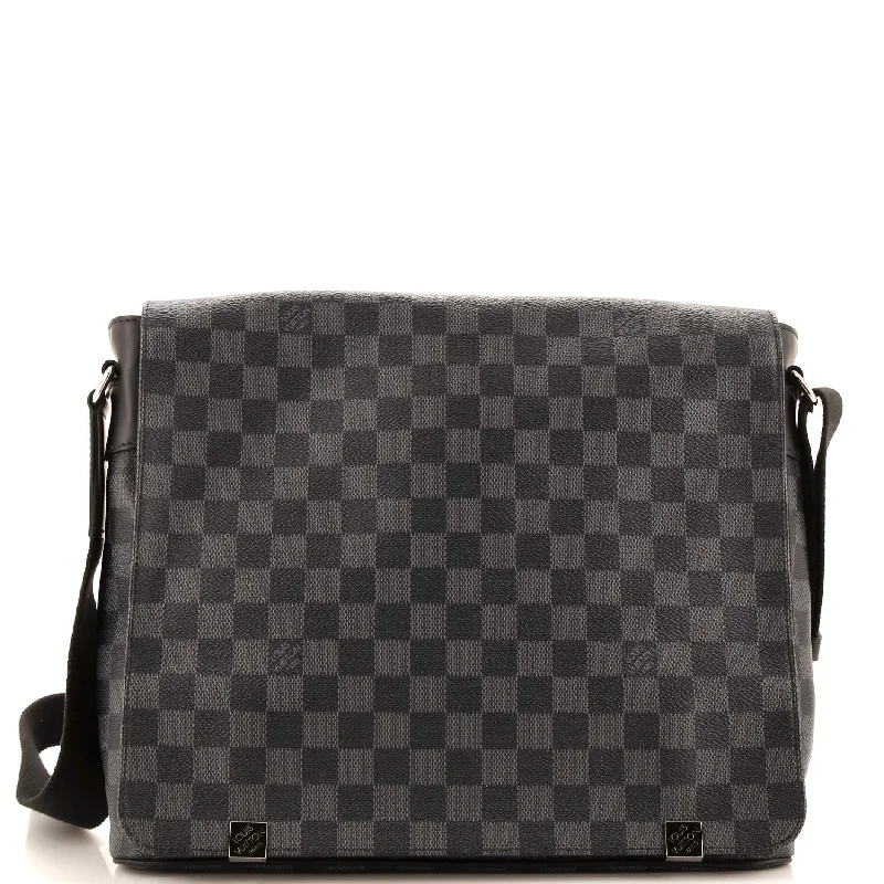 Suede Crossbody Bag in Olive Green for Fall Fashion StatementsDistrict NM Messenger Bag Damier Graphite MM Suede Crossbody Bag in Olive Green for Fall Fashion StatementsDistrict NM Messenger Bag Damier Graphite MM