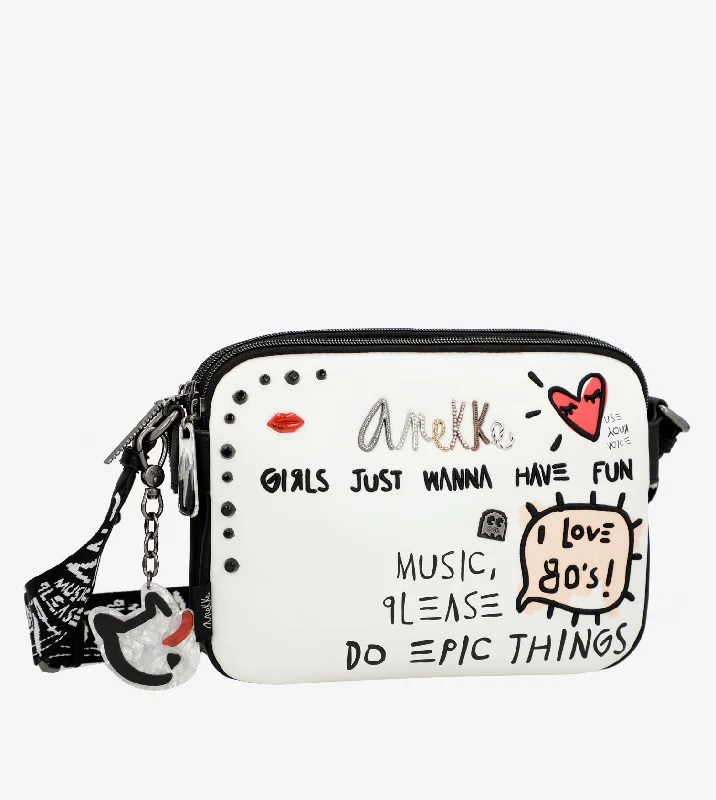 Women's Crossbody Bag with RFID - Blocking Pocket in Black for Safe TravelEnergy rectangular white crossbody bag Women's Crossbody Bag with RFID - Blocking Pocket in Black for Safe TravelEnergy rectangular white crossbody bag