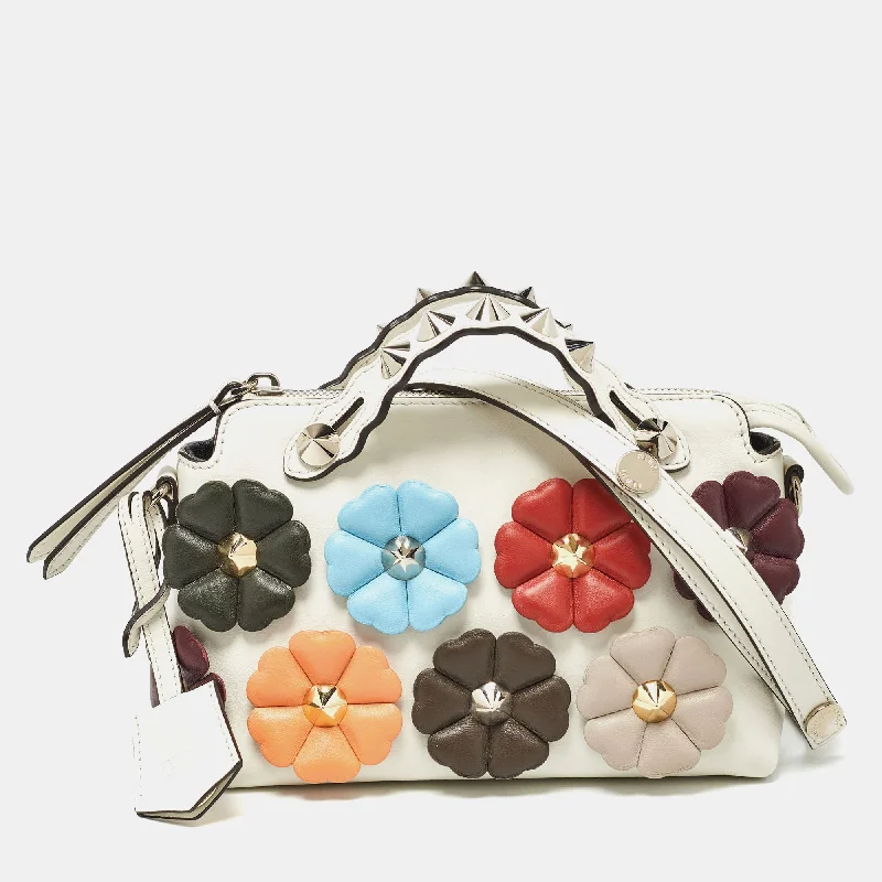 Hand - painted Canvas Crossbody Bag in Yellow for a Unique and Artistic LookFendi OffLeather Mini By The Way Flowerland Crossbody Bag Hand - painted Canvas Crossbody Bag in Yellow for a Unique and Artistic LookFendi OffLeather Mini By The Way Flowerland Crossbody Bag