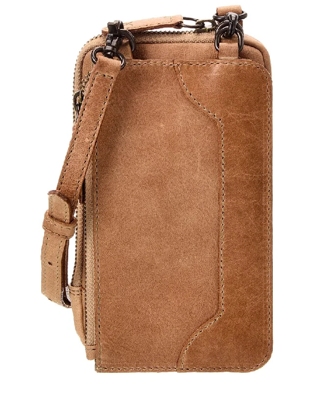 Leather - Trimmed Denim Crossbody Bag in Blue for a Vintage - Inspired LookFrye Melissa 3-In-1 Leather Crossbody Leather - Trimmed Denim Crossbody Bag in Blue for a Vintage - Inspired LookFrye Melissa 3-In-1 Leather Crossbody