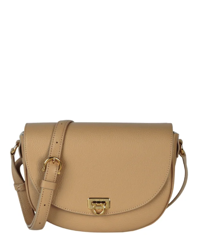 Women's Crossbody Bag with Magnetic Closure in White for Quick AccessGancini Buckle Crossbody Bag Women's Crossbody Bag with Magnetic Closure in White for Quick AccessGancini Buckle Crossbody Bag