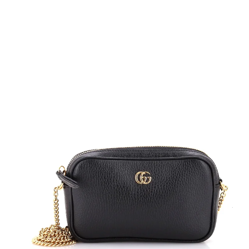 Women's Crossbody Bag with Multiple Compartments in Gray for Organized Daily UseGG Marmont Crossbody Bag Leather Mini Women's Crossbody Bag with Multiple Compartments in Gray for Organized Daily UseGG Marmont Crossbody Bag Leather Mini