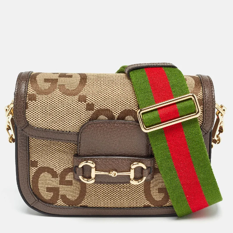 Women's Crossbody Bag with Multiple Compartments in Gray for Organized Daily UseGucci Beige/brown Gg Canvas Leather Horsebit 1955 Crossbody Bag Women's Crossbody Bag with Multiple Compartments in Gray for Organized Daily UseGucci Beige/brown Gg Canvas Leather Horsebit 1955 Crossbody Bag