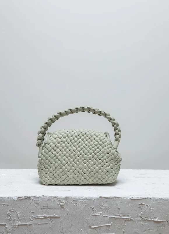 Pearl - Embellished Clutch in Cream for Bridal ShowersHANA Lint Clutch