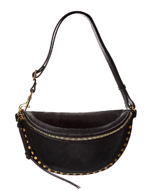 Geometric - Printed PVC Crossbody Bag in Multicolor for Trendy Street StyleIsabel Marant Skano Haircalf Belt Bag Geometric - Printed PVC Crossbody Bag in Multicolor for Trendy Street StyleIsabel Marant Skano Haircalf Belt Bag