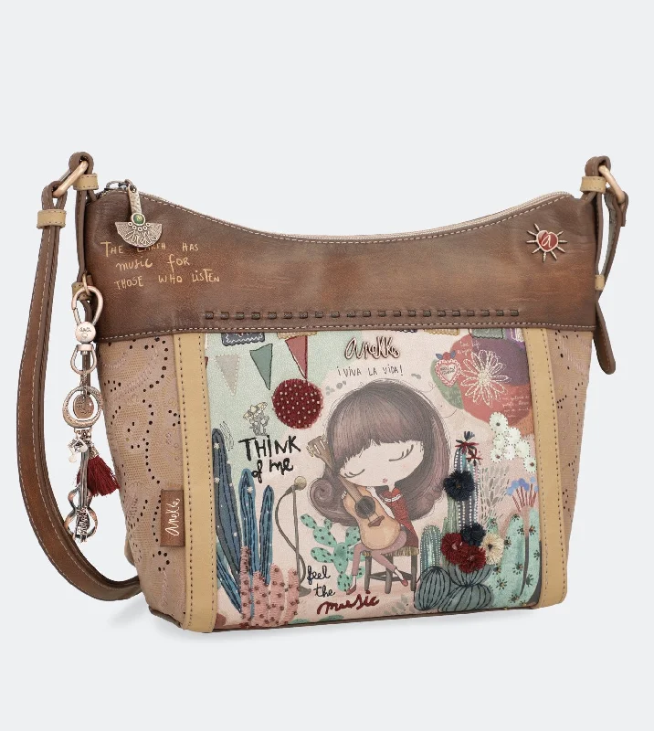 Straw Crossbody Bag in Natural Color for Beach Vacations and Summer DaysIxchel Crossbody bag