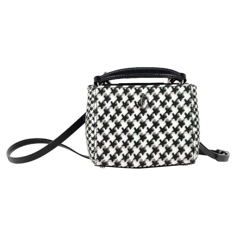 Medium - sized Canvas Crossbody Bag in Beige with Floral Print for Spring OutingsJimmy Choo Varenne Houndstooth-Print Mini Top-Handle Bag in Multicolor Wool and Leather Medium - sized Canvas Crossbody Bag in Beige with Floral Print for Spring OutingsJimmy Choo Varenne Houndstooth-Print Mini Top-Handle Bag in Multicolor Wool and Leather