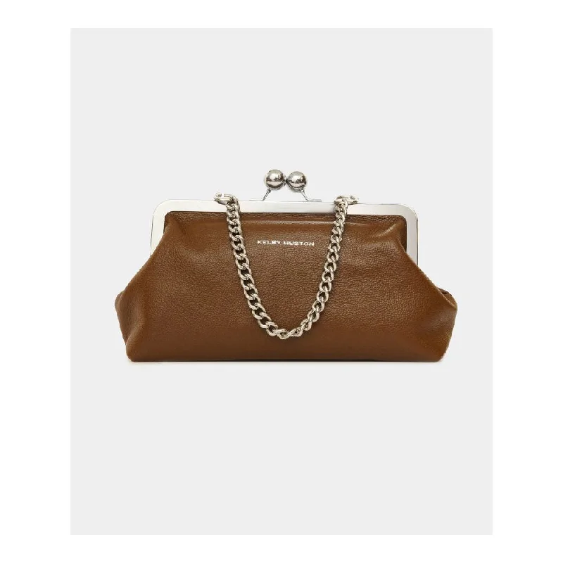 Quilted Leather Evening Bag in Gray for Sophisticated EventsKelby Huston Lilo Clutch Quilted Leather Evening Bag in Gray for Sophisticated EventsKelby Huston Lilo Clutch