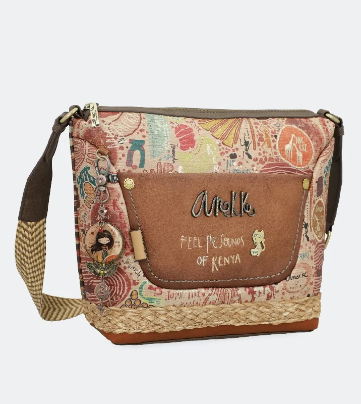 Women's Small Leather Crossbody Bag in Black with Gold Hardware for Evening PartiesKenya Crossbody bag Women's Small Leather Crossbody Bag in Black with Gold Hardware for Evening PartiesKenya Crossbody bag