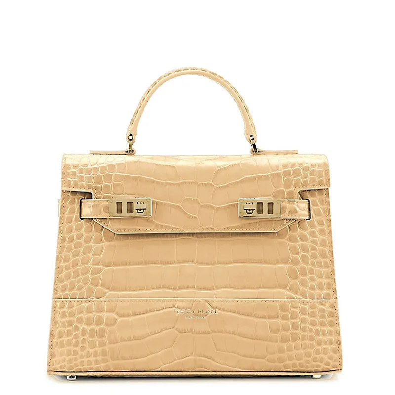 Women's Crossbody Bag with Adjustable Strap in Orange for Customizable ComfortKim Croco 11"