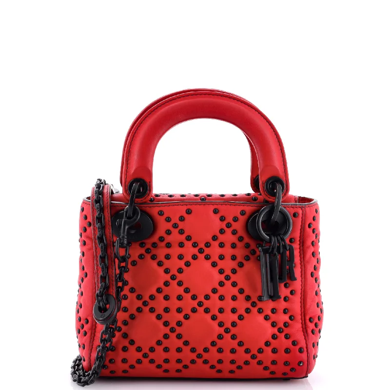 Quilted Leather Crossbody Bag in Cream for a Classic and Elegant AppearanceLady Dior Chain Bag Cannage Studded Calfskin Mini Quilted Leather Crossbody Bag in Cream for a Classic and Elegant AppearanceLady Dior Chain Bag Cannage Studded Calfskin Mini
