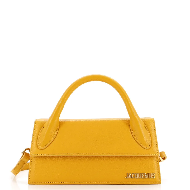 Leather - Trimmed Denim Crossbody Bag in Blue for a Vintage - Inspired LookLe Chiquito Bag Leather Long Leather - Trimmed Denim Crossbody Bag in Blue for a Vintage - Inspired LookLe Chiquito Bag Leather Long