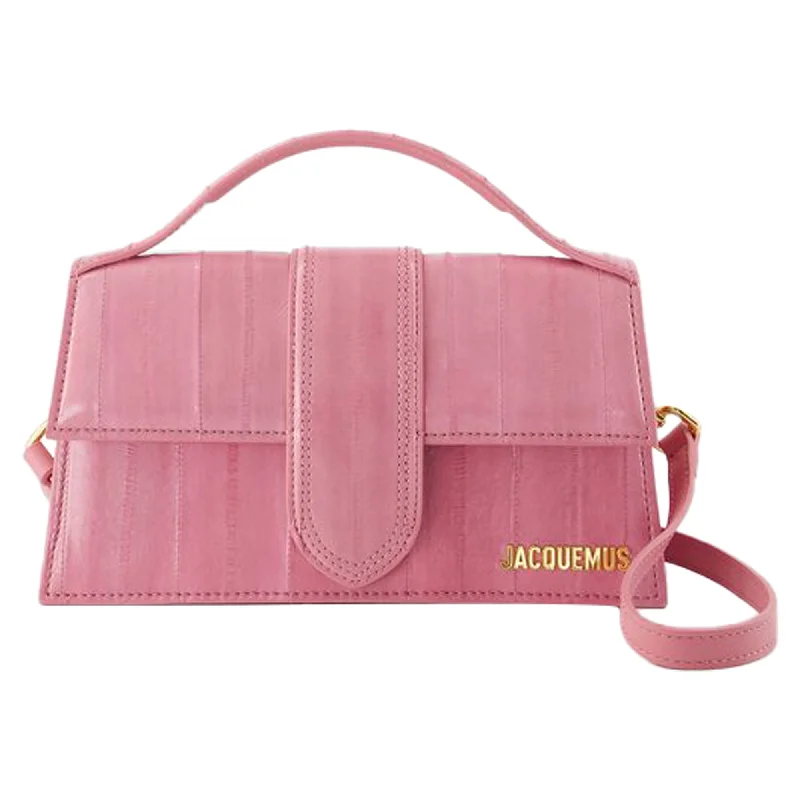 Large Faux Leather Crossbody Bag in Brown with Tassel Details for Casual TravelLe Grand Bambino Crossbody - Jacquemus - Leather - Pale Pink Large Faux Leather Crossbody Bag in Brown with Tassel Details for Casual TravelLe Grand Bambino Crossbody - Jacquemus - Leather - Pale Pink