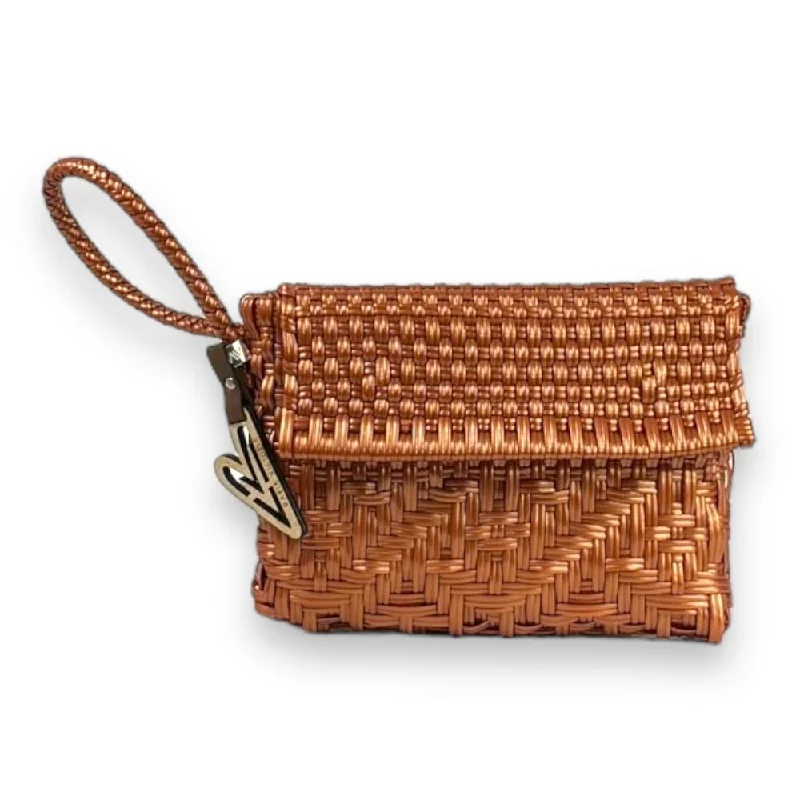 Geometric - Patterned PVC Evening Bag in Multicolor for Trendy Nights OutMaria Victoria | Glow MBR CA | Upcycled, Handwoven, Wristlet