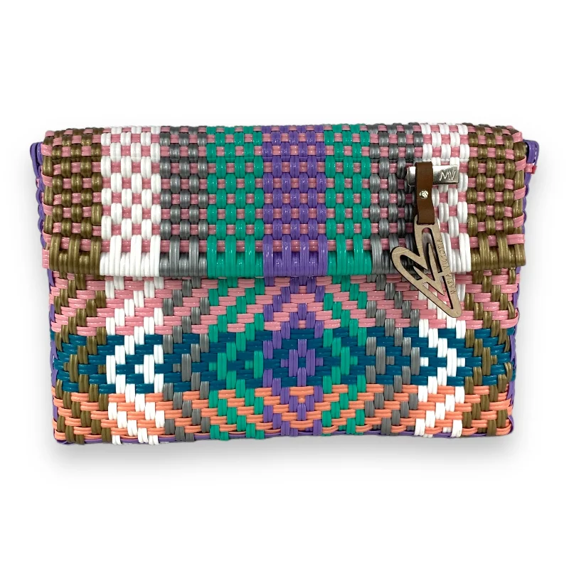Floral - Printed Satin Clutch in Pink for Spring GalasMaria Victoria | Holbox DI | Upcycled, Handwoven, Clutch Floral - Printed Satin Clutch in Pink for Spring GalasMaria Victoria | Holbox DI | Upcycled, Handwoven, Clutch
