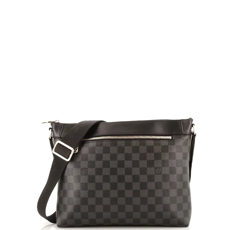 Women's Crossbody Bag with Zippered Pocket on the Back in Red for SecurityMick NM Messenger Bag Damier Graphite PM Women's Crossbody Bag with Zippered Pocket on the Back in Red for SecurityMick NM Messenger Bag Damier Graphite PM