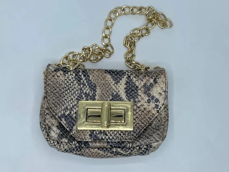 Women's Crossbody Bag with RFID - Blocking Pocket in Black for Safe TravelMini Convertible Bag In Python Women's Crossbody Bag with RFID - Blocking Pocket in Black for Safe TravelMini Convertible Bag In Python