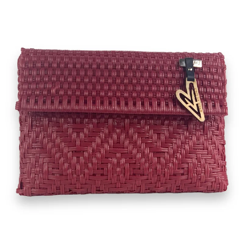 Women's Glittery Clutch in Blue for Disco - Themed EventsMonochrome Maroon DI