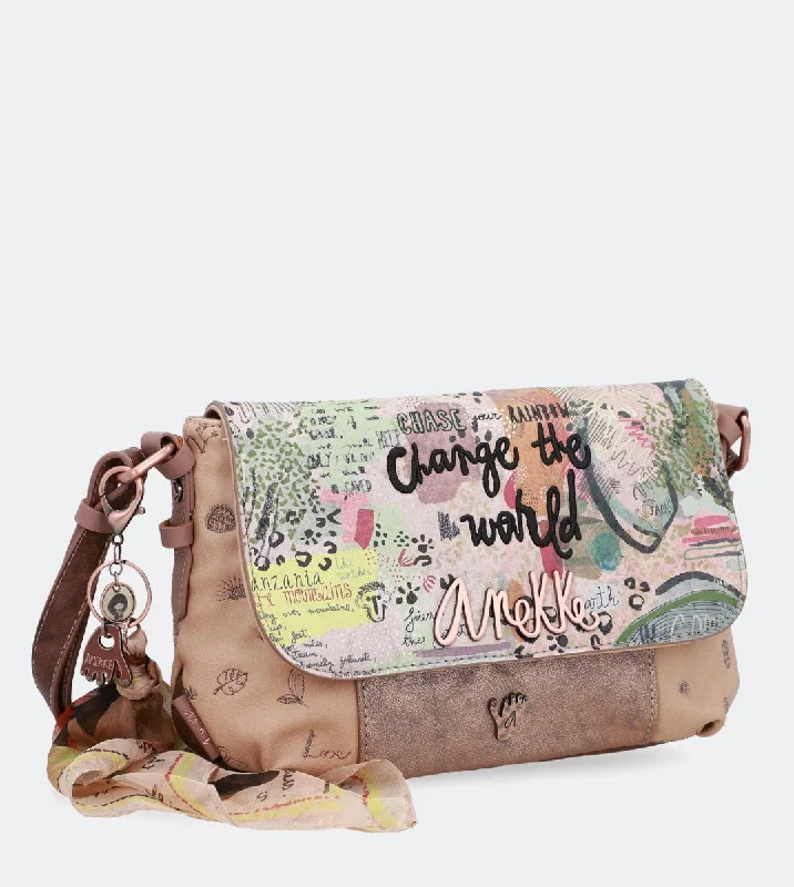 Geometric - Printed PVC Crossbody Bag in Multicolor for Trendy Street StyleNature crossbody bag with a flap Geometric - Printed PVC Crossbody Bag in Multicolor for Trendy Street StyleNature crossbody bag with a flap
