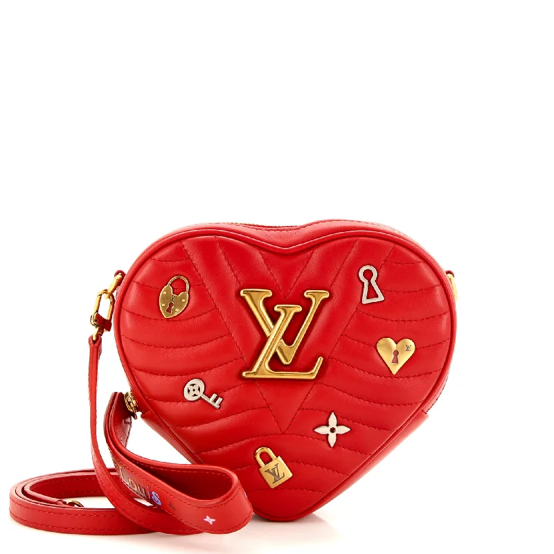 Hand - painted Canvas Crossbody Bag in Yellow for a Unique and Artistic LookNew Wave Heart Crossbody Bag Limited Edition Love Lock Quilted Leather Hand - painted Canvas Crossbody Bag in Yellow for a Unique and Artistic LookNew Wave Heart Crossbody Bag Limited Edition Love Lock Quilted Leather