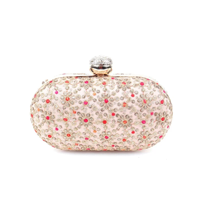 Pearl - Embellished Clutch in Cream for Bridal ShowersOdette Pink Embellished Clutch Pearl - Embellished Clutch in Cream for Bridal ShowersOdette Pink Embellished Clutch