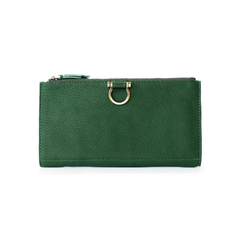 Kelly Green Raw Leather