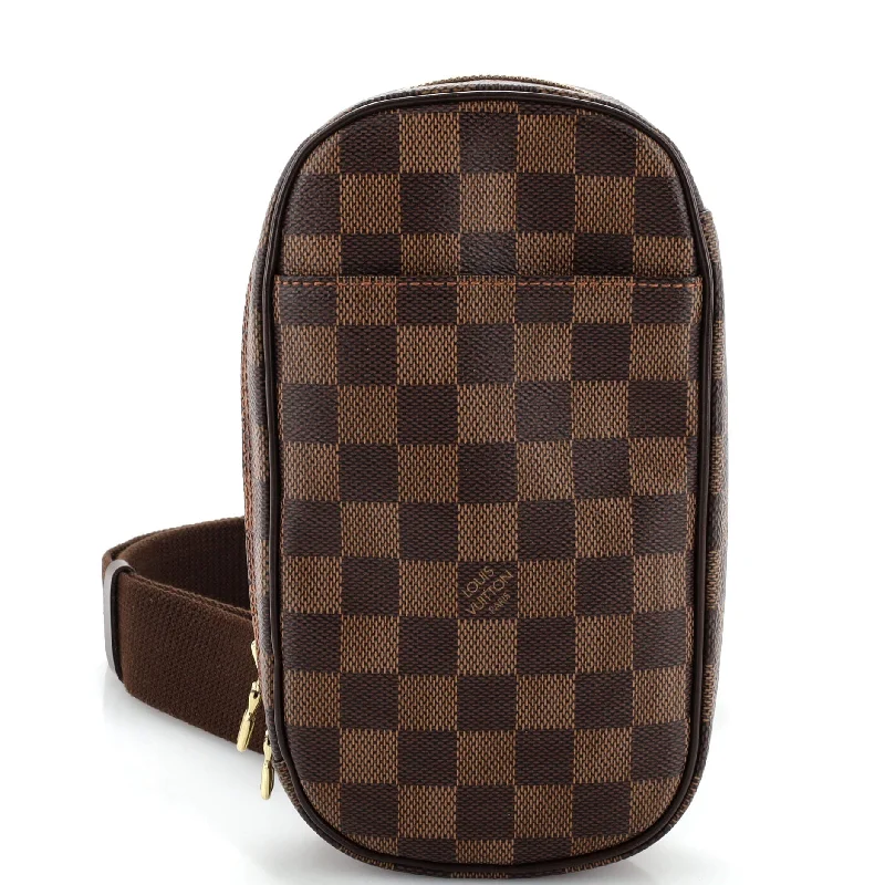 Large Faux Leather Crossbody Bag in Brown with Tassel Details for Casual TravelPochette Gange Damier Large Faux Leather Crossbody Bag in Brown with Tassel Details for Casual TravelPochette Gange Damier