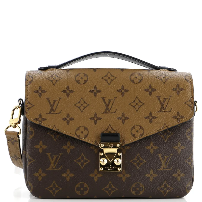 Women's Crossbody Bag with RFID - Blocking Pocket in Black for Safe TravelPochette Metis Reverse Monogram Canvas Women's Crossbody Bag with RFID - Blocking Pocket in Black for Safe TravelPochette Metis Reverse Monogram Canvas