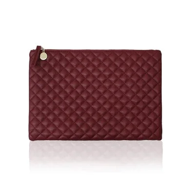 Women's Metallic Leather Clutch in Rose Gold for Valentine's DatePure Leather Stylish Clutches For Fashionable Ladyes