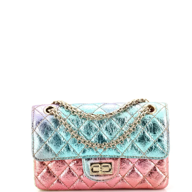 Medium - sized Canvas Crossbody Bag in Beige with Floral Print for Spring OutingsRainbow Reissue 2.55 Flap Bag Quilted Multicolor Metallic Goatskin Mini Medium - sized Canvas Crossbody Bag in Beige with Floral Print for Spring OutingsRainbow Reissue 2.55 Flap Bag Quilted Multicolor Metallic Goatskin Mini