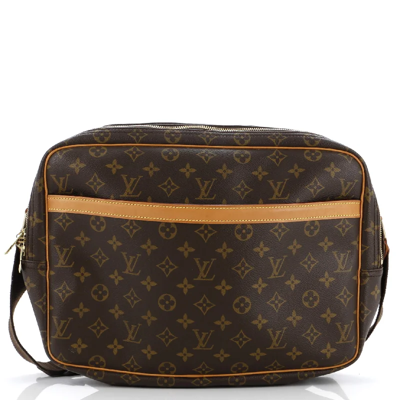 Women's Small Leather Crossbody Bag in Black with Gold Hardware for Evening PartiesReporter Bag Monogram Canvas GM Women's Small Leather Crossbody Bag in Black with Gold Hardware for Evening PartiesReporter Bag Monogram Canvas GM