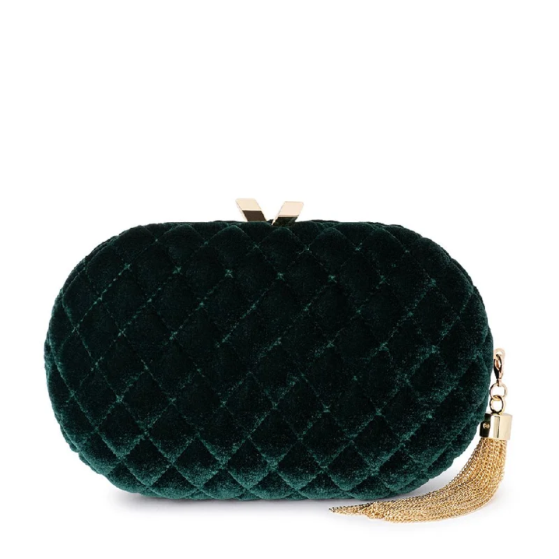 Women's Metallic Leather Clutch in Rose Gold for Valentine's DateRIKKI Quilted Velvet Clutch Women's Metallic Leather Clutch in Rose Gold for Valentine's DateRIKKI Quilted Velvet Clutch