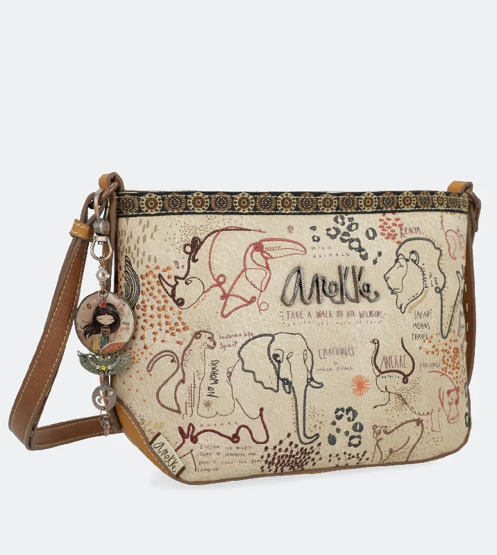Women's Crossbody Bag with Magnetic Closure in White for Quick AccessSafari Fusion Crossbody bag Women's Crossbody Bag with Magnetic Closure in White for Quick AccessSafari Fusion Crossbody bag