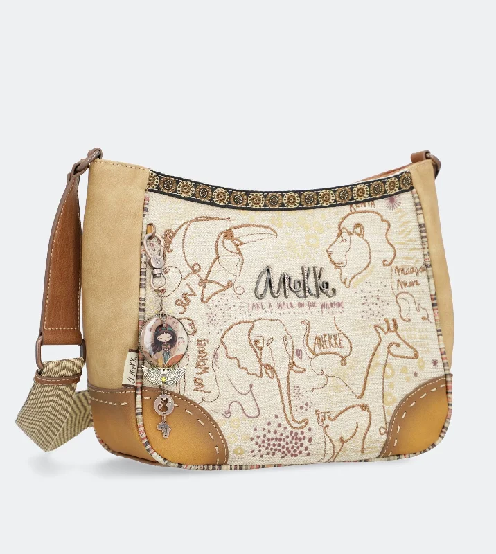 Women's Crossbody Bag with Zippered Pocket on the Back in Red for SecuritySafari Fusion Embroidered crossbody bag Women's Crossbody Bag with Zippered Pocket on the Back in Red for SecuritySafari Fusion Embroidered crossbody bag