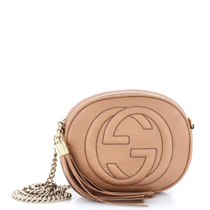 Women's Crossbody Bag with Adjustable Strap in Orange for Customizable ComfortSoho Chain Bag Leather Mini