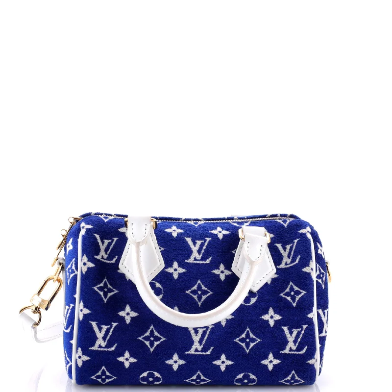 Women's Mini Crossbody Bag in Pink Velvet with Rhinestone Accents for Girls' Nights OutSpeedy Bandouliere Bag LV Match Monogram Jacquard Velvet 20 Women's Mini Crossbody Bag in Pink Velvet with Rhinestone Accents for Girls' Nights OutSpeedy Bandouliere Bag LV Match Monogram Jacquard Velvet 20