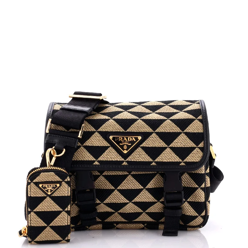 Large Faux Leather Crossbody Bag in Brown with Tassel Details for Casual TravelSymbole Flap Zip Messenger Jacquard Small Large Faux Leather Crossbody Bag in Brown with Tassel Details for Casual TravelSymbole Flap Zip Messenger Jacquard Small