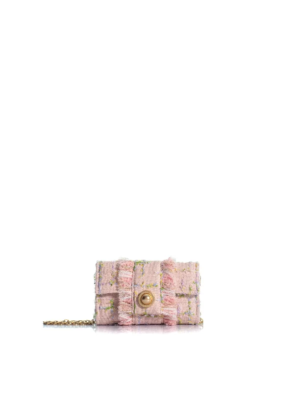 Leather Clutch with Chain Strap in Black for Cocktail PartiesThe Amalfi 2.0
