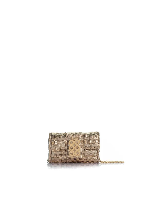Women's Lizard - Print Clutch in Brown for a Chic LookThe Amalfi Clutch