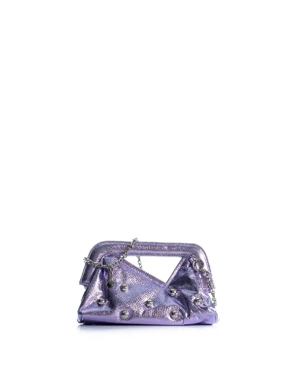 Women's Glittery Clutch in Blue for Disco - Themed EventsThe Mediterraneo