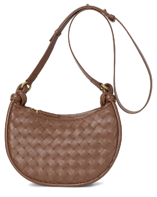 Hand - painted Canvas Crossbody Bag in Yellow for a Unique and Artistic LookTiffany & Fred Paris Hand-Woven Leather Messenger Bag Hand - painted Canvas Crossbody Bag in Yellow for a Unique and Artistic LookTiffany & Fred Paris Hand-Woven Leather Messenger Bag