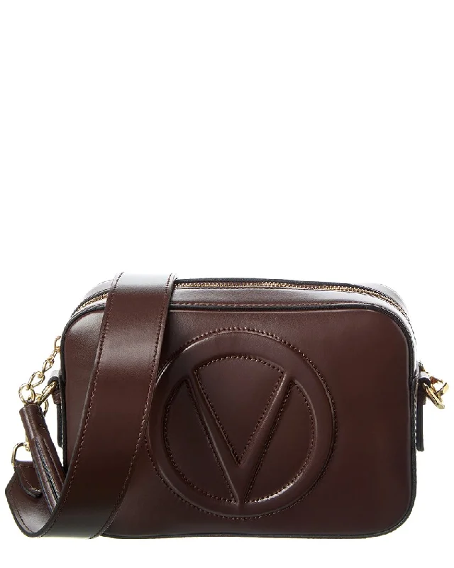 Women's Crossbody Bag with Magnetic Closure in White for Quick AccessValentino by Mario Valentino Babette Broderie Leather Crossbody Women's Crossbody Bag with Magnetic Closure in White for Quick AccessValentino by Mario Valentino Babette Broderie Leather Crossbody