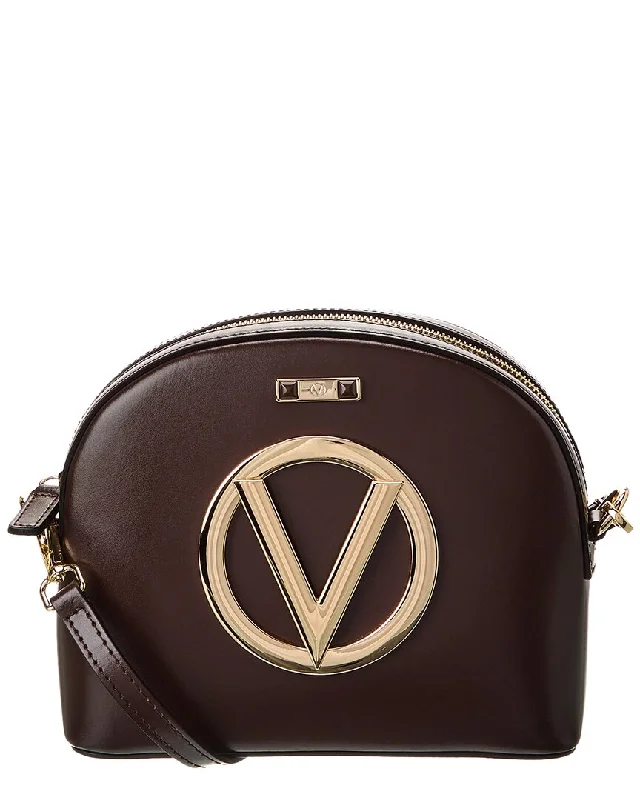 Women's Crossbody Bag with Adjustable Strap in Orange for Customizable ComfortValentino by Mario Valentino Diana Forever Leather Crossbody Women's Crossbody Bag with Adjustable Strap in Orange for Customizable ComfortValentino by Mario Valentino Diana Forever Leather Crossbody