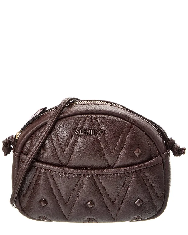 Women's Crossbody Bag with Magnetic Closure in White for Quick AccessValentino by Mario Valentino Moony Diamond Leather Crossbody Women's Crossbody Bag with Magnetic Closure in White for Quick AccessValentino by Mario Valentino Moony Diamond Leather Crossbody