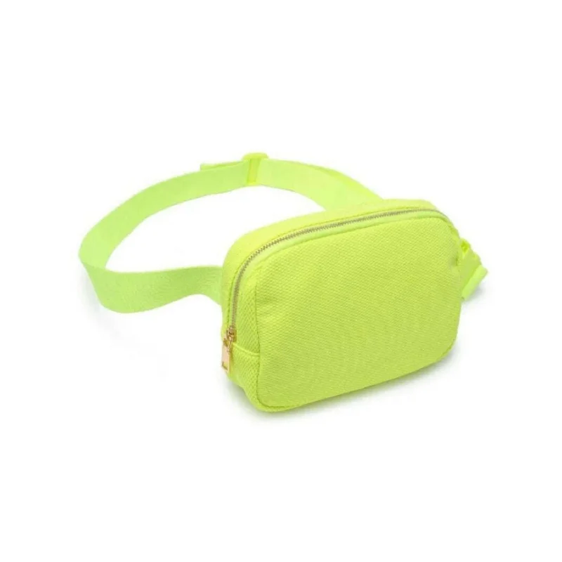 Women's Crossbody Bag with Adjustable Strap in Orange for Customizable ComfortWomen's Felix Mesh Neoprene Bag In Neon Yellow